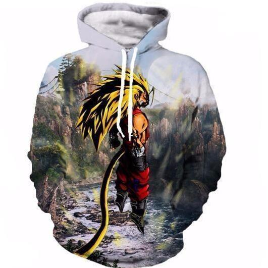 Dragon Ball Z Anime 3D Printed Hoodie