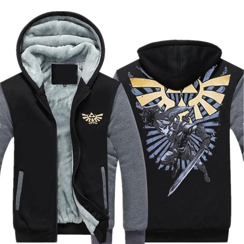 The Legend of Zelda Hoodies - Breath of the Wild Mens Zipper Hoodie