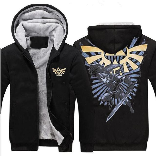 The Legend of Zelda Hoodies - Breath of the Wild Mens Zipper Hoodie