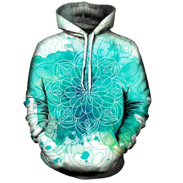 Watercolour Geometry Art Hoodie