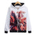 Gundam Warrior collection Hoodies - Zip Up Pure White Hoodie