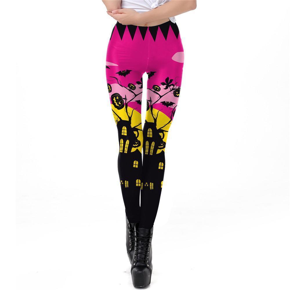 Jack Skellington Leggings - The Pumpkin Pink Leggings