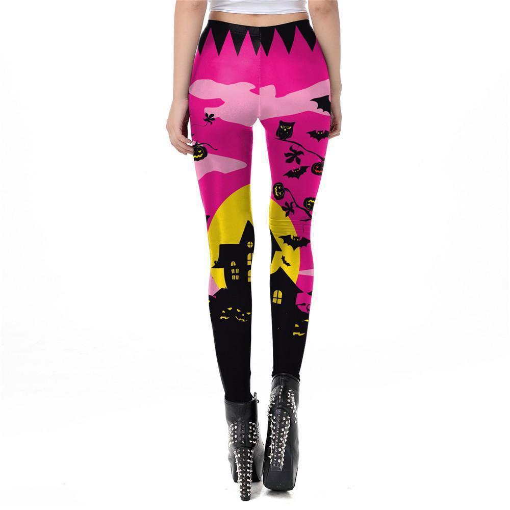Jack Skellington Leggings - The Pumpkin Pink Leggings