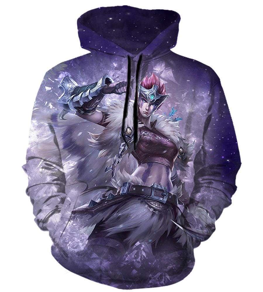 League Of Legend Quinn Hoodies - Pullover Black Hoodie