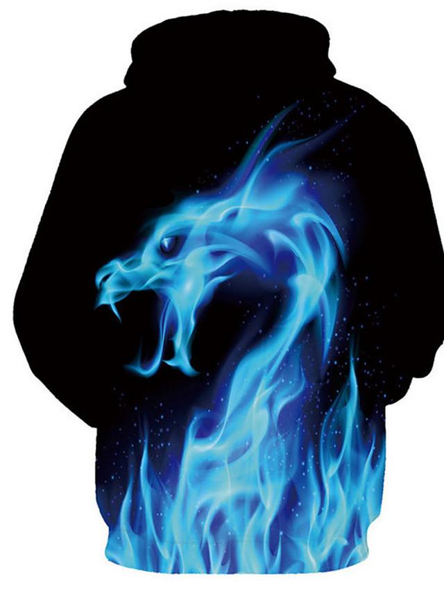 3D Printed Blue Dragon Hoodie