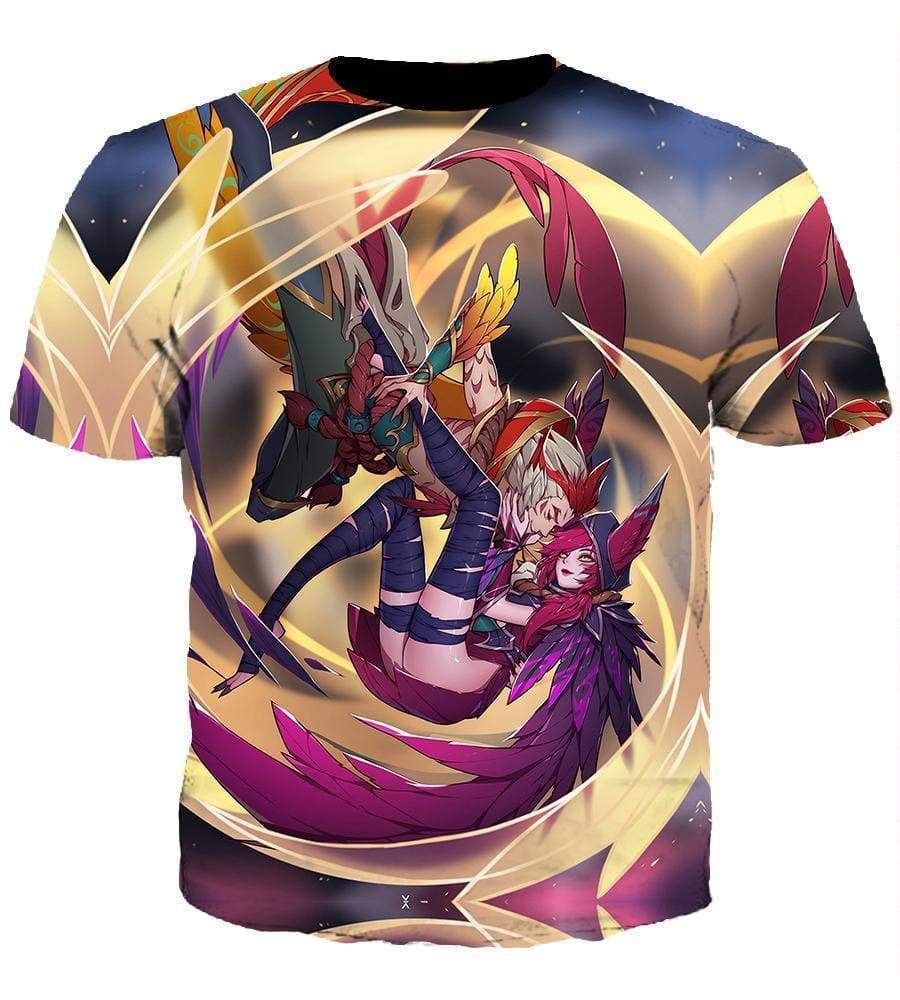 League Of Legend Rakan Hoodies - Pullover Purple Hoodie