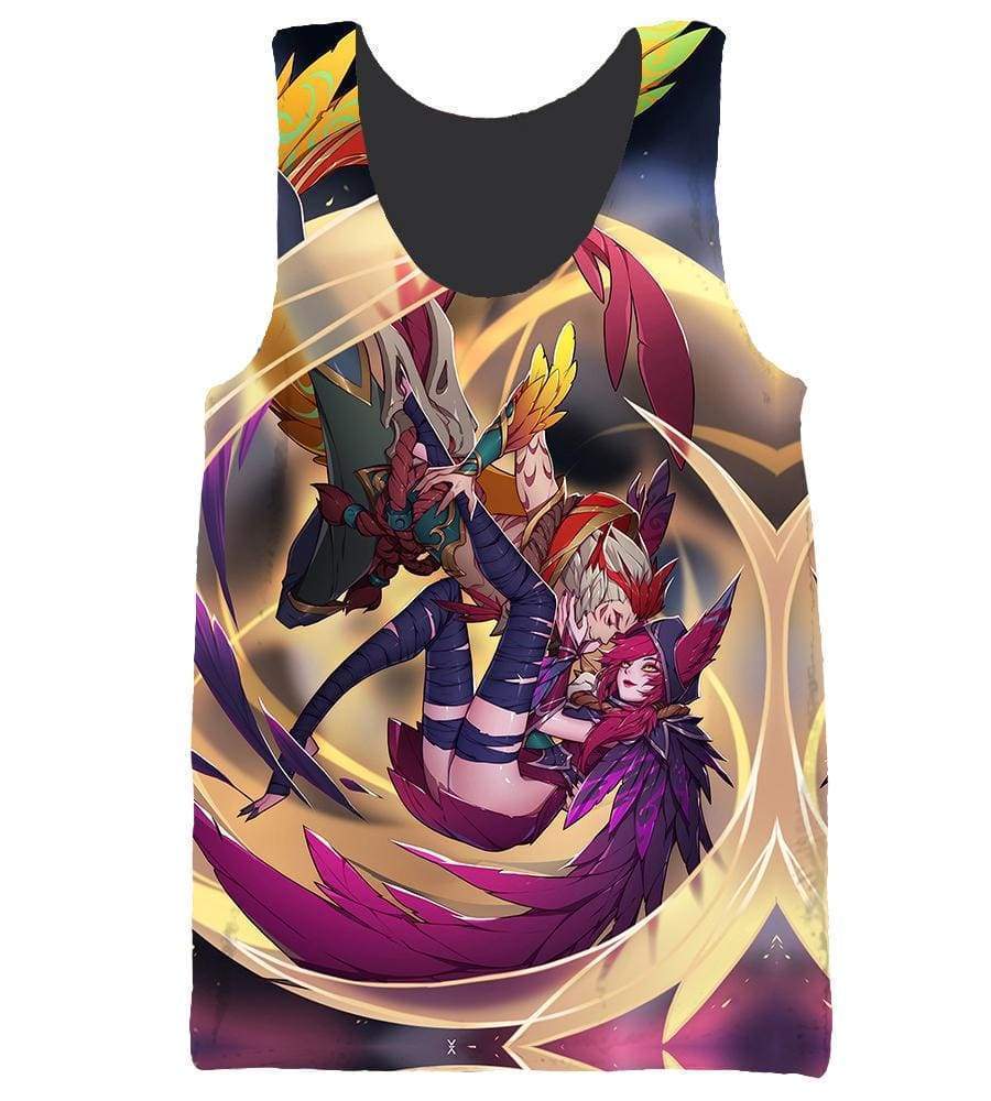 League Of Legend Rakan Hoodies - Pullover Purple Hoodie