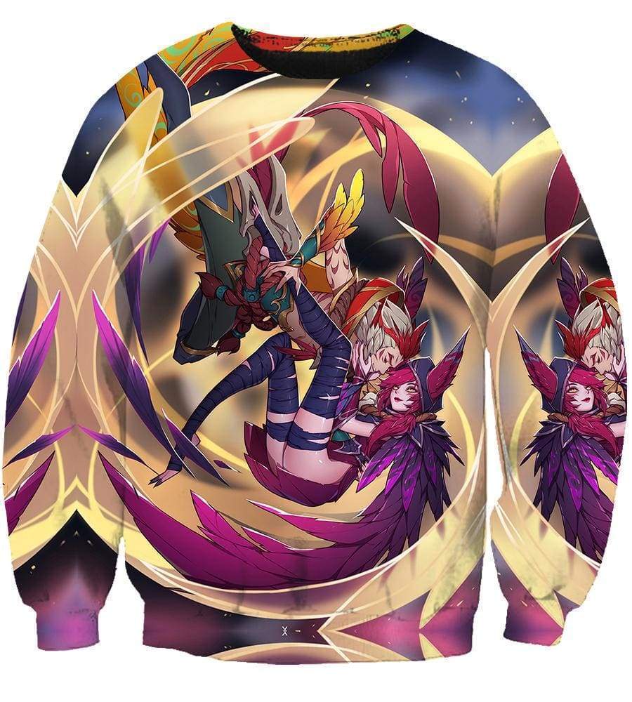 League Of Legend Rakan Hoodies - Pullover Purple Hoodie