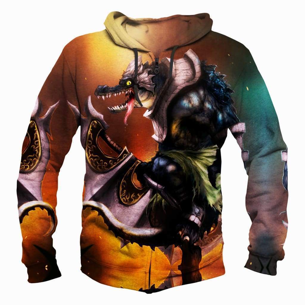 League Of Legend Renekton Hoodies - Pullover Yellow Hoodie