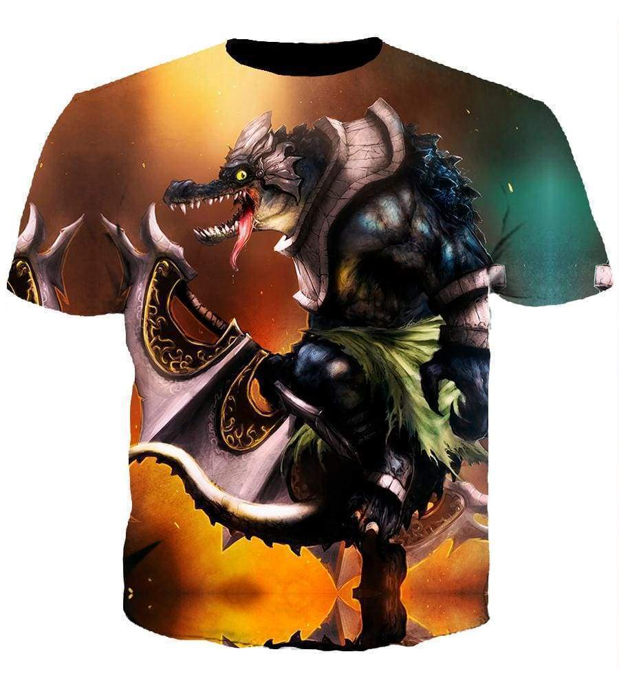 League Of Legend Renekton Hoodies - Pullover Yellow Hoodie