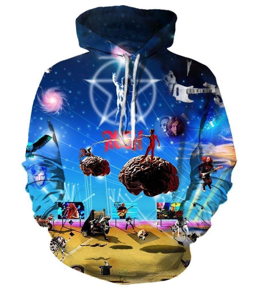 Rush- 3D Hoodie, Zip-Up, Sweatshirt, T-Shirt