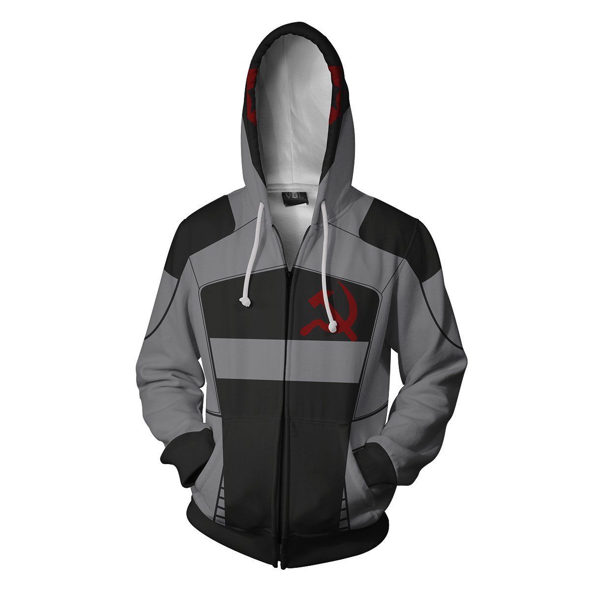 Borderlands 2 Assassin Zero Hoodies - Zip Up Cosplay Costume Hoodie