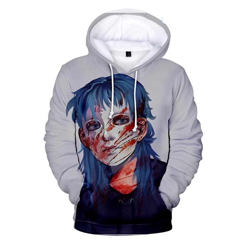 Sally Face Hoodies - Sally Face Game Series Sally Mask White Hoodie