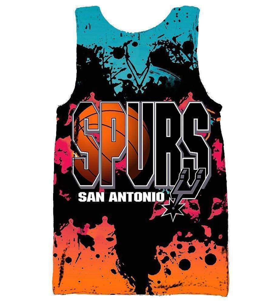 Football San Antonio Spurs Hoodies - Pullover Black 3D Hoodie