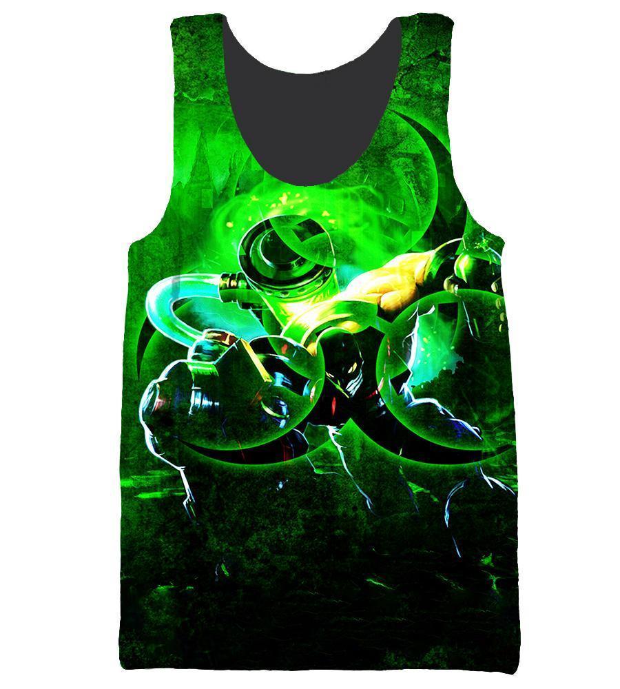 League Of Legend Singed Hoodies - Pullover Greeen Hoodie