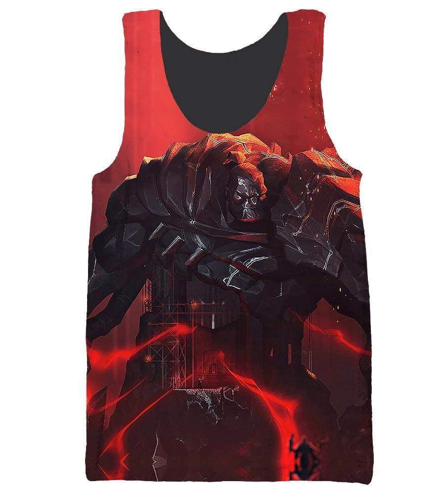 League Of Legend Sion Hoodies - Pullover Red Hoodie