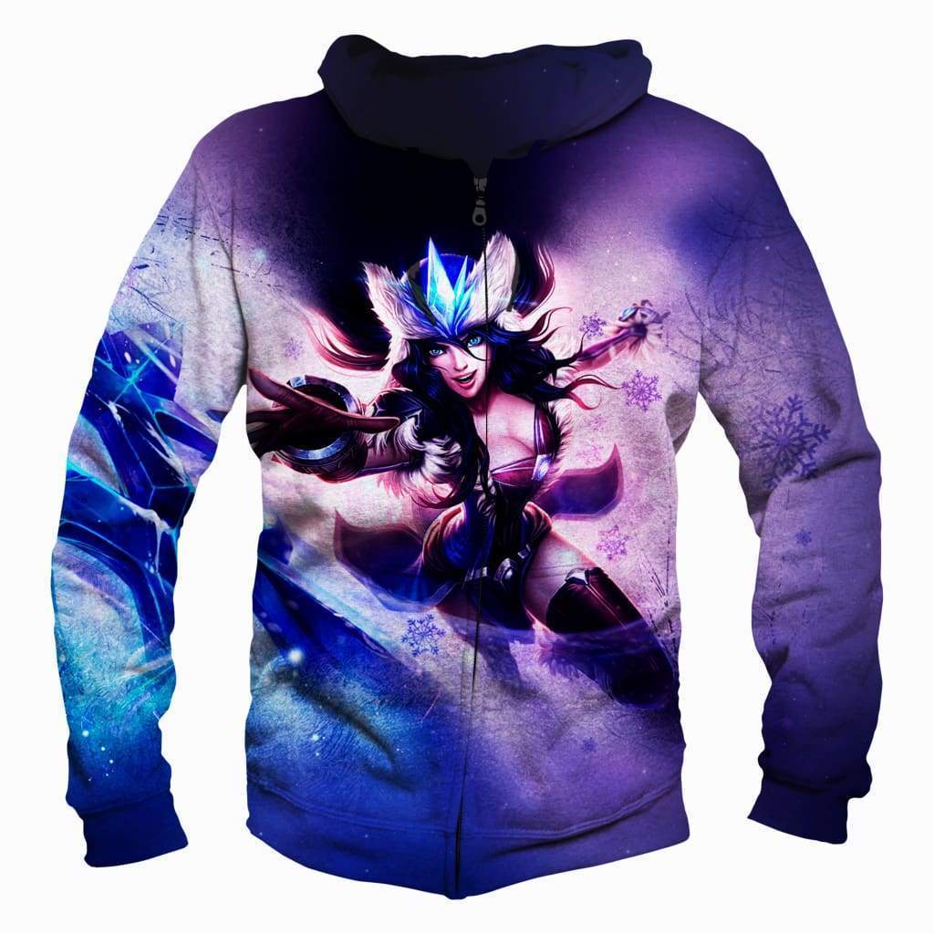 League Of Legend Sivir Hoodies - Pullover Pink Hoodie