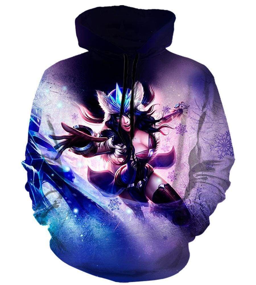 League Of Legend Sivir Hoodies - Pullover Pink Hoodie