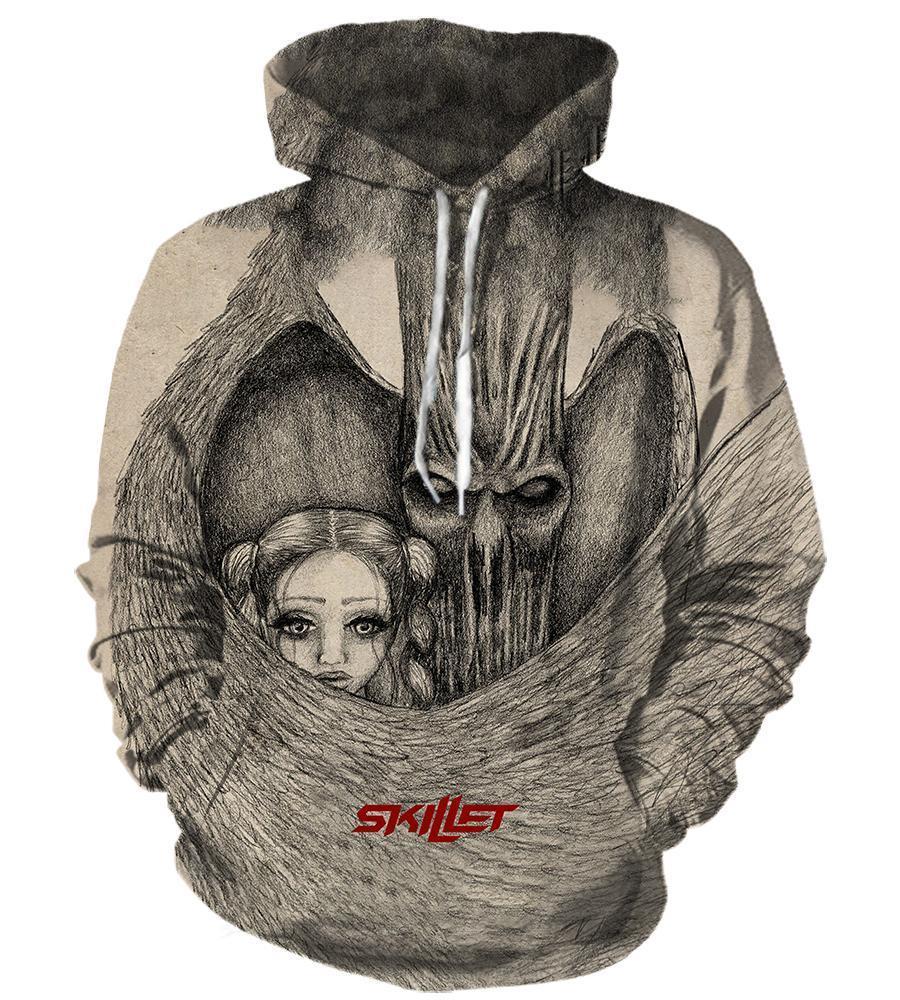 Skillet - 3D Hoodie, Zip-Up, Sweatshirt, T-Shirt #1