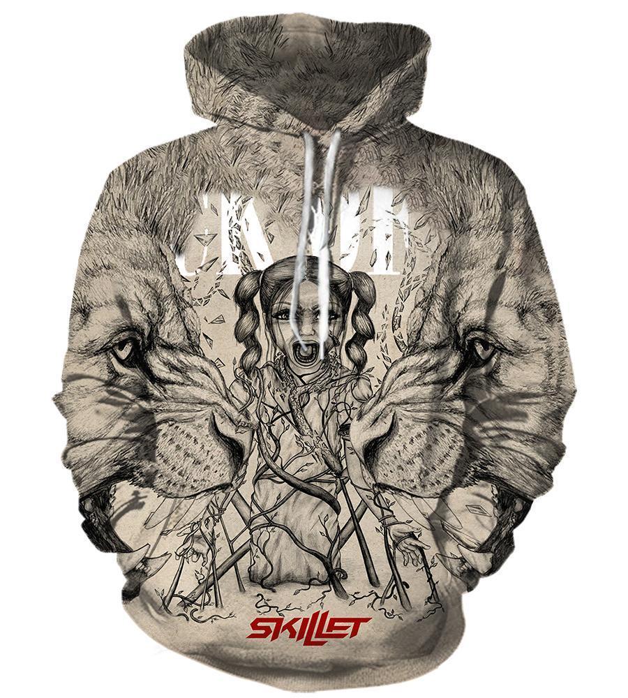 Skillet - 3D Hoodie, Zip-Up, Sweatshirt, T-Shirt #2