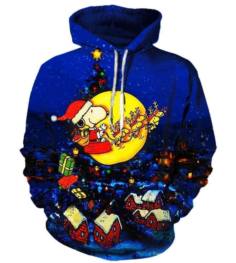 Snoopy Christmas/Peanuts - 3D Hoodie, Zip-Up, Sweatshirt, T-Shirt #1