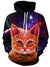 Spaced Cat Unisex Hoodie
