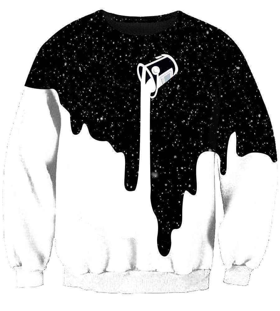 Spilled Space - 3D Hoodie, Zip-Up, Sweatshirt, T-Shirt #2