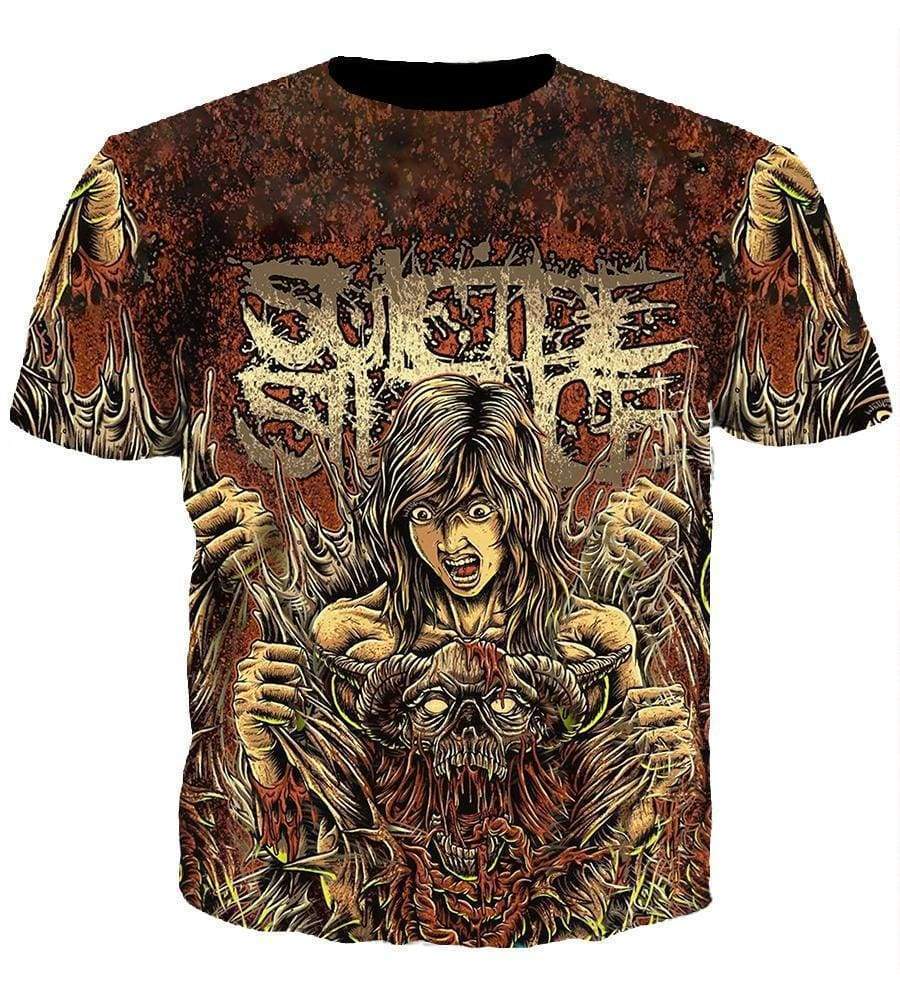 Suicide Silence - 3D Hoodie, Zip-Up, Sweatshirt, T-Shirt #4