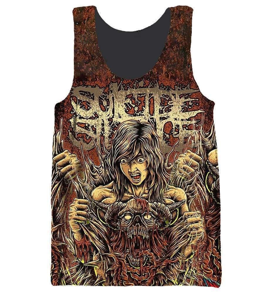 Suicide Silence - 3D Hoodie, Zip-Up, Sweatshirt, T-Shirt #4