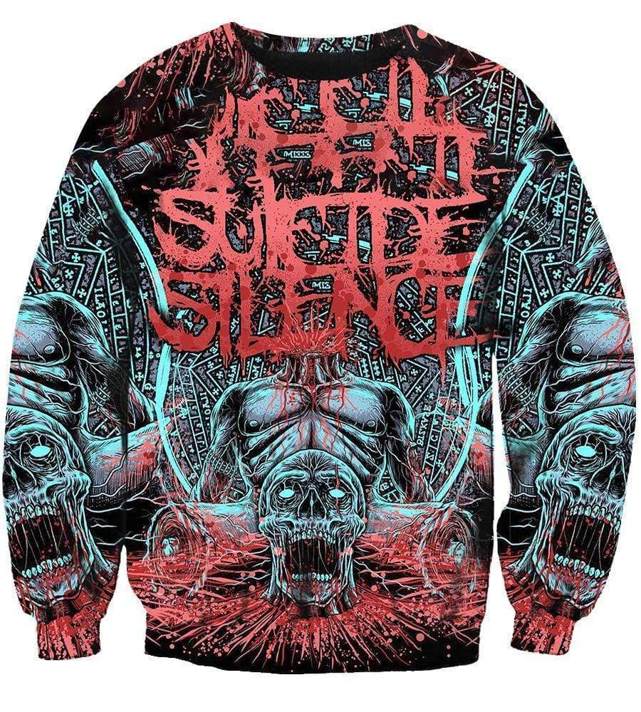 Suicide Silence - 3D Hoodie, Zip-Up, Sweatshirt, T-Shirt #6