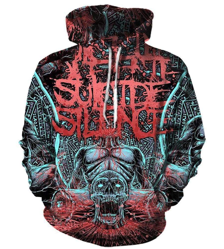 Suicide Silence - 3D Hoodie, Zip-Up, Sweatshirt, T-Shirt #6