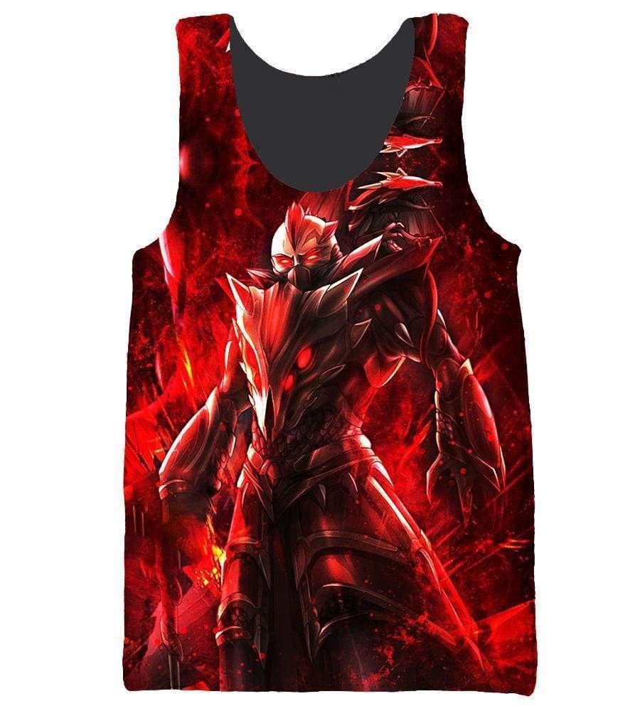 League Of Legend Swain Hoodies - Pullover Red Hoodie