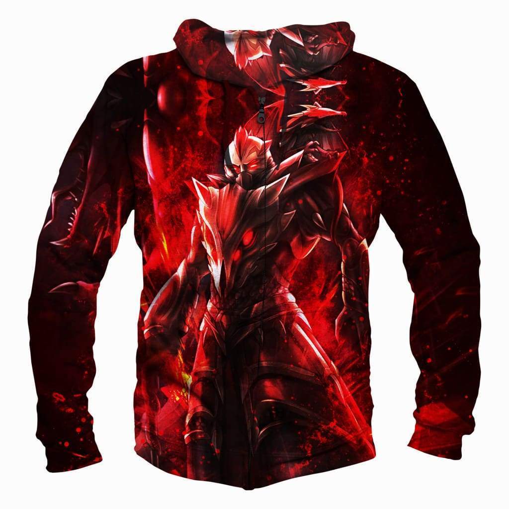 League Of Legend Swain Hoodies - Pullover Red Hoodie