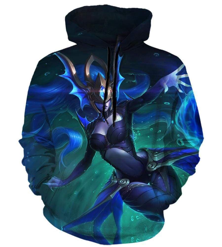 League Of Legend  Syndra Hoodies - Pullover Blue Hoodie