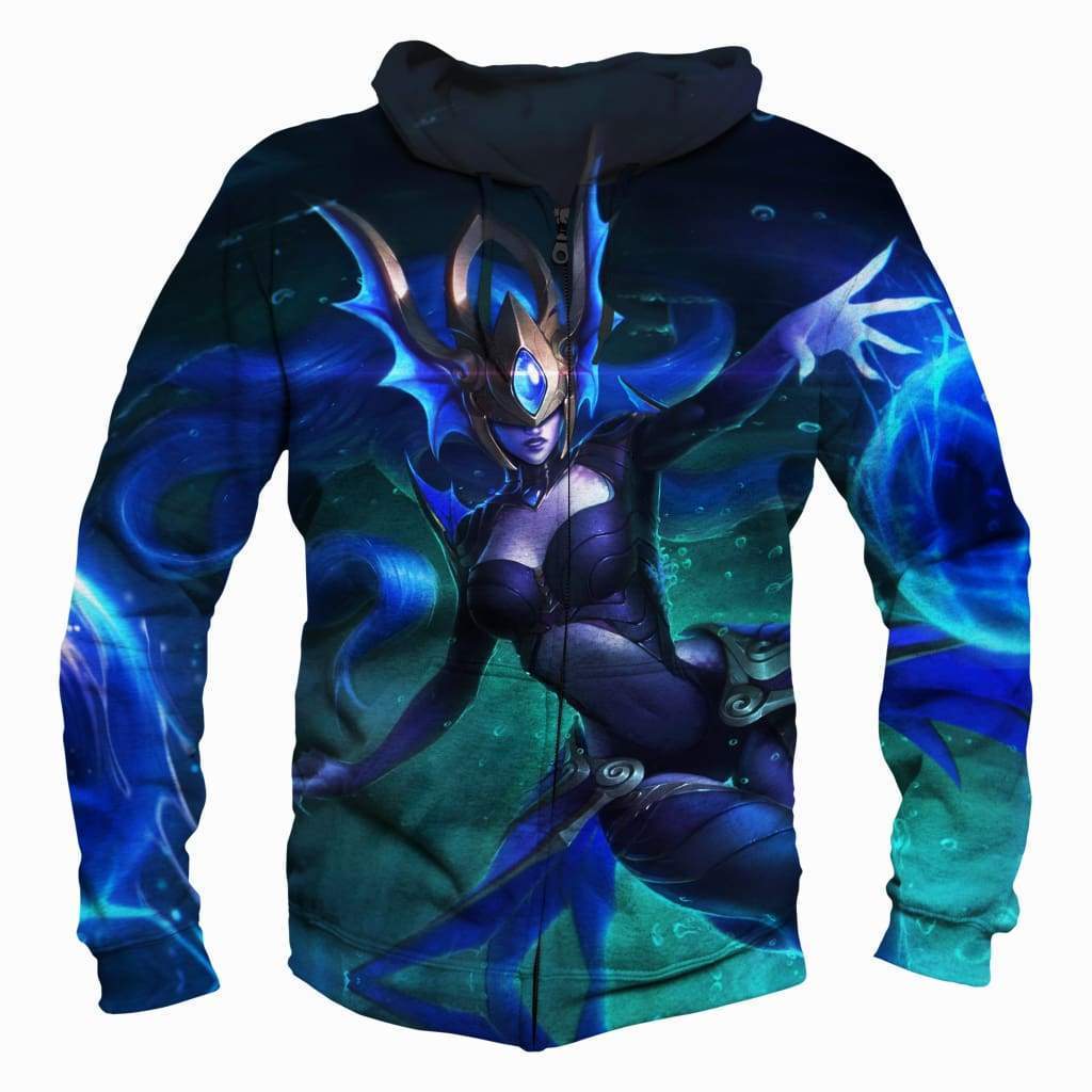 League Of Legend  Syndra Hoodies - Pullover Blue Hoodie