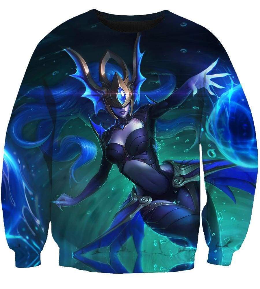 League Of Legend  Syndra Hoodies - Pullover Blue Hoodie