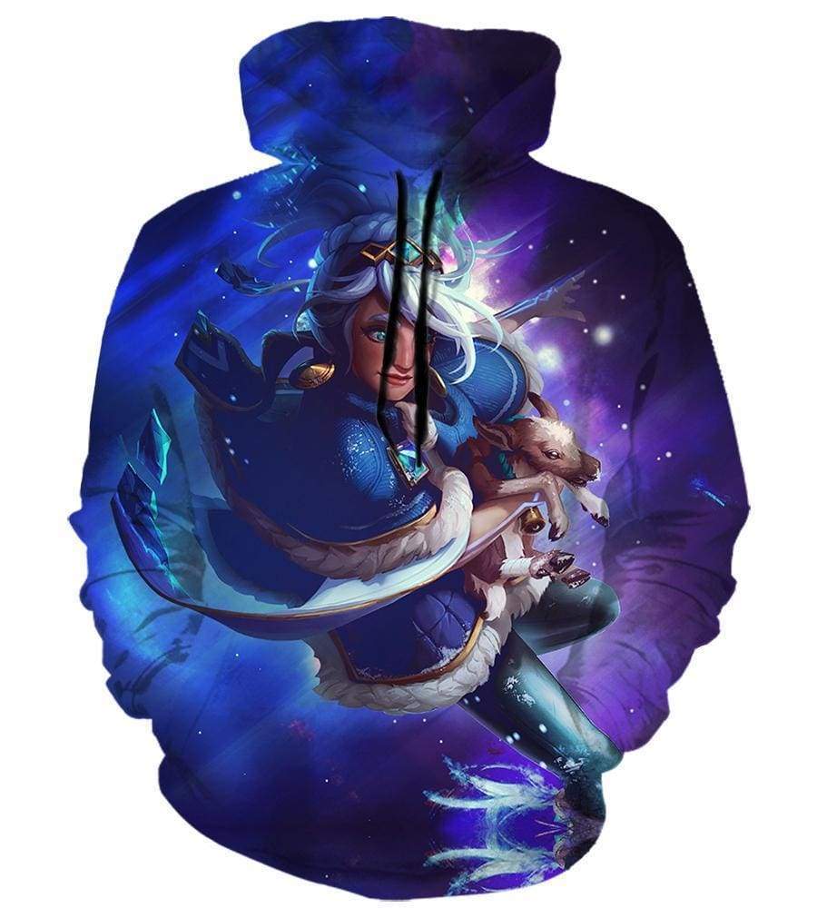 League Of Legend Taliyah Hoodies - Pullover Blue Hoodie