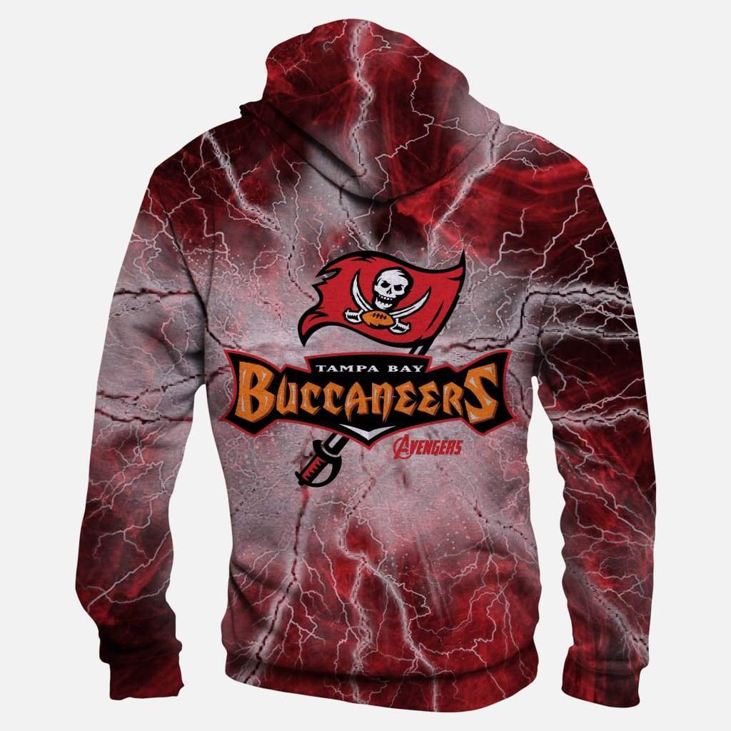 Tampa Bay Buccaneers - The Avengers - 3D Hoodie, Zip-Up, Sweatshirt, T-Shirt