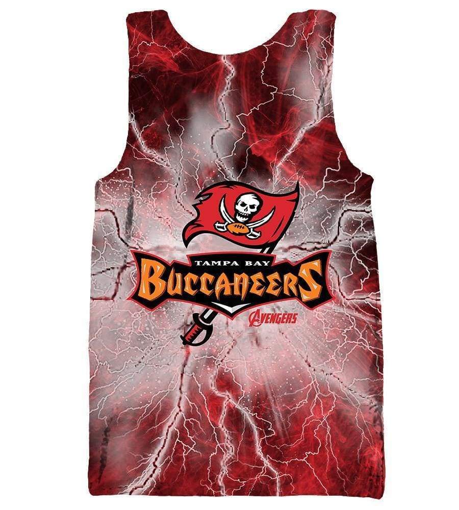 Tampa Bay Buccaneers - The Avengers - 3D Hoodie, Zip-Up, Sweatshirt, T-Shirt