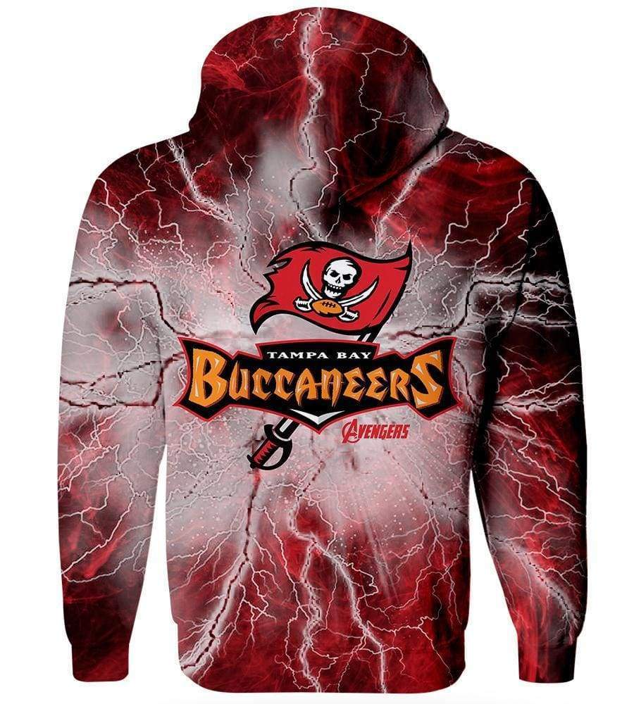 Tampa Bay Buccaneers - The Avengers - 3D Hoodie, Zip-Up, Sweatshirt, T-Shirt