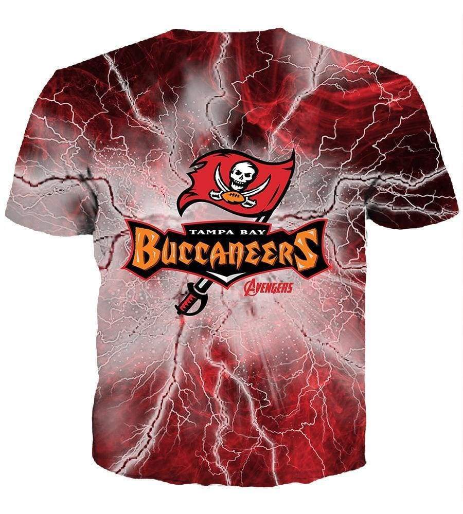 Tampa Bay Buccaneers - The Avengers - 3D Hoodie, Zip-Up, Sweatshirt, T-Shirt