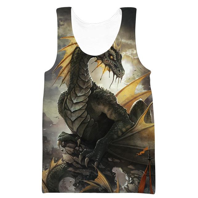 Dragon Hoodies - Green Dragon Fantasy Hoodie