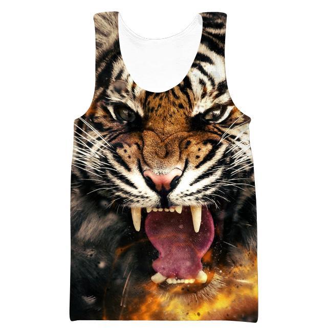 Tiger Fierce Hoodies - Tiger Pullover Hoodie