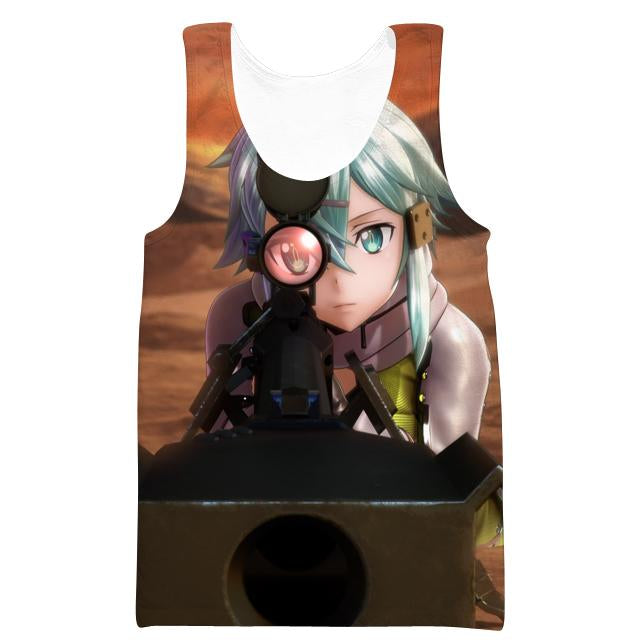 Sword Art Online Sinon Hoodies -  Pullover  Collimation Yellow Hoodie