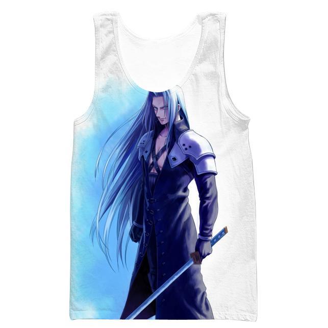 Final Fantasy Sephiroth Hoodies -  Pullover Blue Hoodie