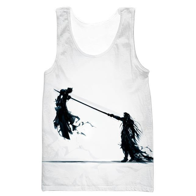 Final Fantasy 7 Hoodies - Pullover Sephiroth vs Cloud Hoodie