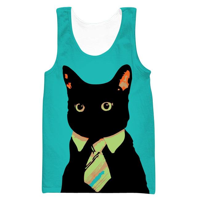 Business Cat Hoodies - Black Cat Pullover Hoodie