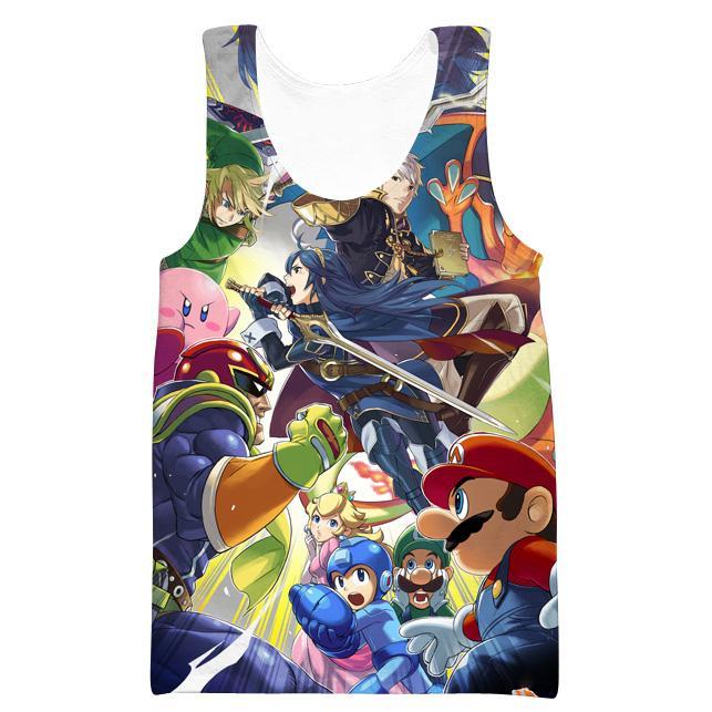 Super Smash Bros Hoodies - Video Game Pullover Hoodie