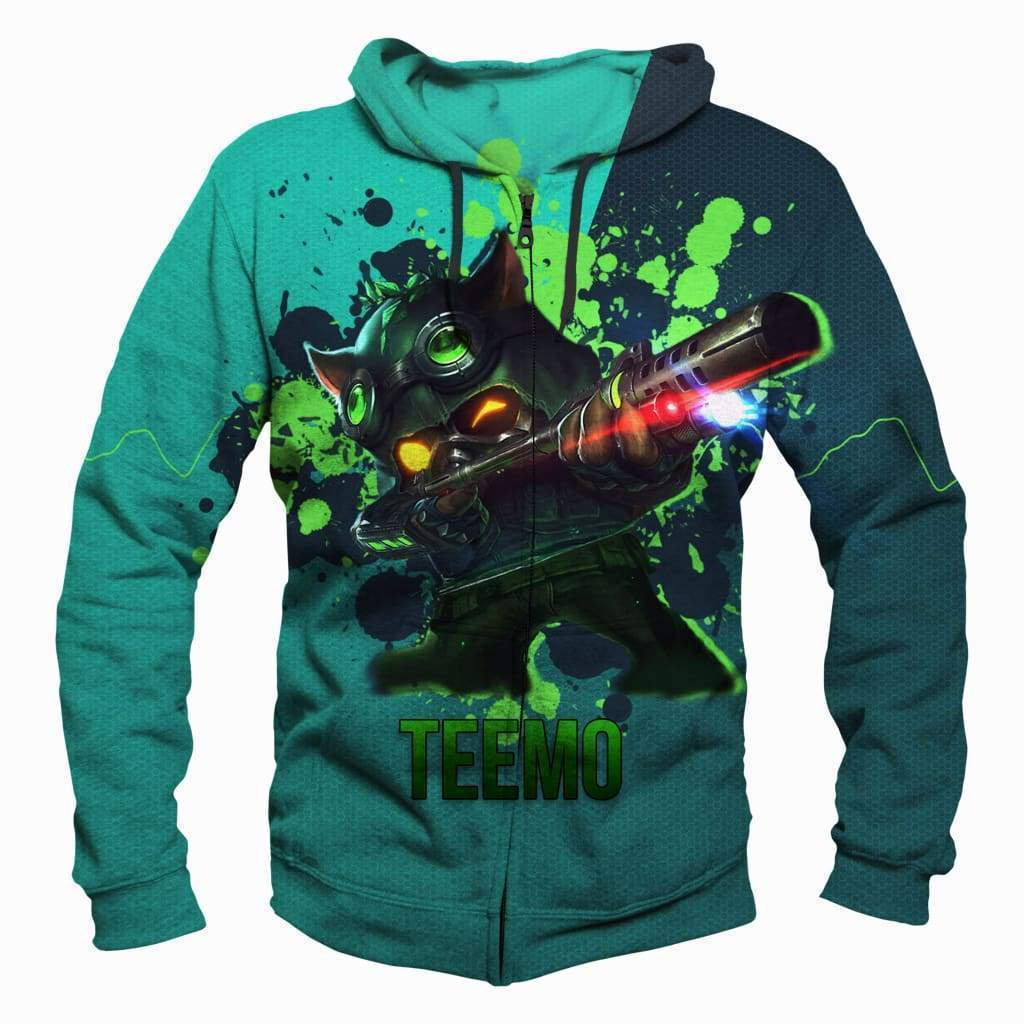 League Of Legend Teemo Hoodies - Pullover Green Hoodie