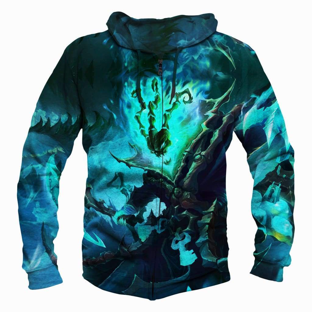 League Of Legend Thresh Hoodies - Pullover Black Hoodie